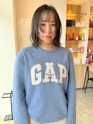 ショート 池村美月 @透明感カラーのヘアスタイル