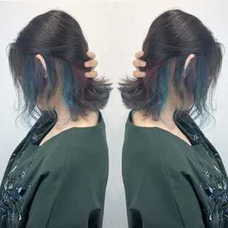 ミディアム カラー 2nd所属・🤍2nd🤍田所 美希のヘアスタイル