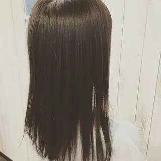 セミロング カラー パーマ embrace エンブレイスのヘアスタイル