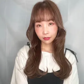 ロング レイヤーカット／韓国 🤎きのした いちかのヘアスタイル