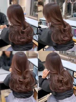 ロング 韓国ヘア🤍🇰🇷 ‪🫶🏻吉満のヘアスタイル