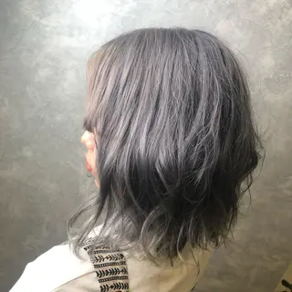 ミディアム 吹田 駿 髪質改善縮毛矯正のヘアスタイル