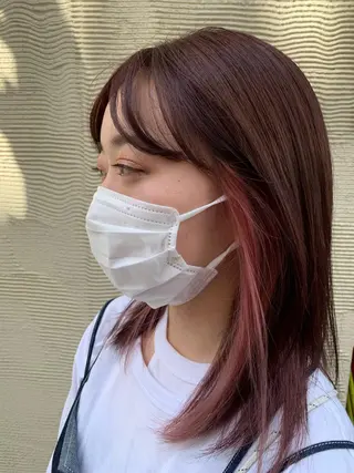 セミロング in'dexhair U所属・ブリーチ🌈ハイトー ンカラー ✨アニカ✨のヘアスタイル