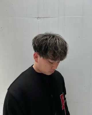 ミディアム メンズ stimulus所属・stimulus/ HAYATOのヘアスタイル