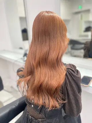 セミロング カラー ❄最強かわいいカラー ❄️MINA❄️のヘアスタイル