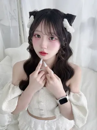 ヘアアレンジ セットサロンCURE 🩵あんみのヘアスタイル