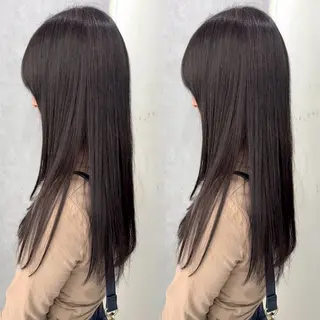 ロング カラー 赤み無し柔らかカラー 【梅田】madokaのヘアスタイル