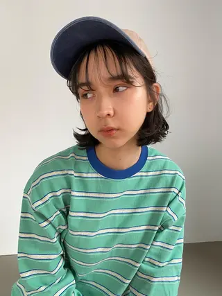 ショート カラー パーマ Hayashi Shioriのヘアスタイル