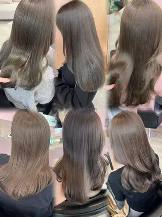 セミロング MATTY rioのヘアスタイル