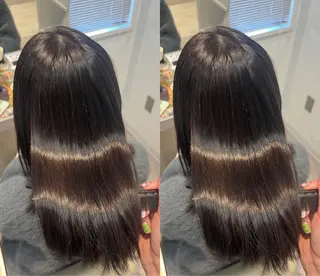 ミディアム カラー みう/仙台/暖色/ 艶髪/顔周りカット/のヘアスタイル