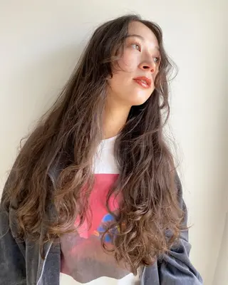 ロング カラー パーマ Hayashi Shioriのヘアスタイル