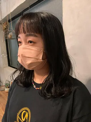 ミディアム 西山 紗耶香🪽 透明感カラー/ボブのヘアスタイル