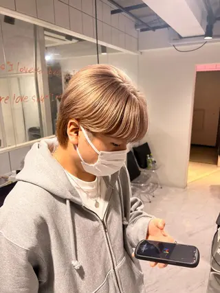 ショート カラー パーマ メンズ 🔥札幌No.1🥇 パーマ特化美容師🔥のヘアスタイル