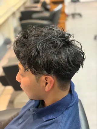 パーマ メンズ メンズ特化/パーマ/ フェードWATARUのヘアスタイル