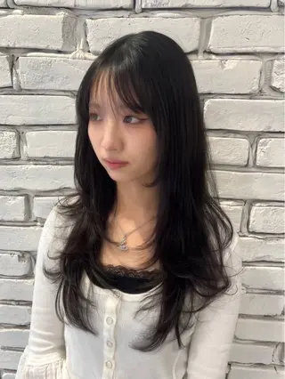 ロング レイヤーカット 早崎太生のヘアスタイル