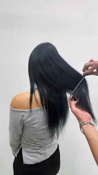 ロング 西宮/トレンドカラー /美馬本紅亜のヘアスタイル