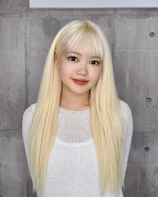 ロング カラー MIRAC所属・Ryoichi⛓️ 韓国ヘア/ハイトーンのヘアスタイル