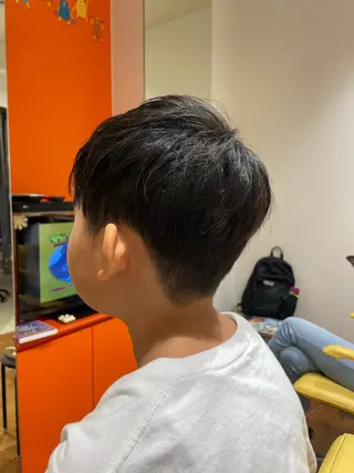 メンズ キッズ 本多 美羽のヘアスタイル