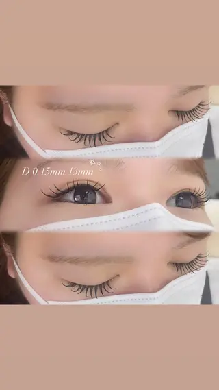 マツエク・マツパ Bianca大宮 ハルナೀ⋆⑅˚のマツエク・マツパデザイン