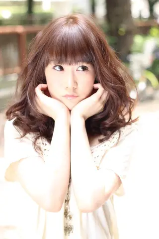 セミロング カラー パーマ ✨hair make flencia✂️✨のヘアスタイル