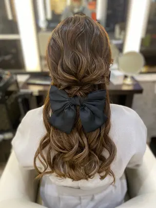 セミロング ヘアアレンジ 石垣廣乃 /Hironoのヘアスタイル