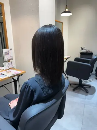 セミロング 髪質改善透明感カラー ayukaのヘアスタイル