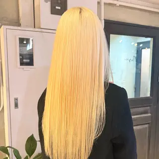ロング カラー 💫色落ちまで可愛い ブリーチ💫ユウゴのヘアスタイル