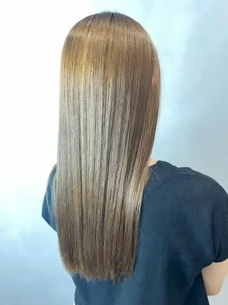 ロング カラー 吹田 駿 髪質改善縮毛矯正のヘアスタイル
