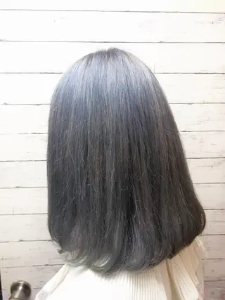 ミディアム カラー 韓国ヘア🤍髪質改善 🇰🇷AKANEのヘアスタイル