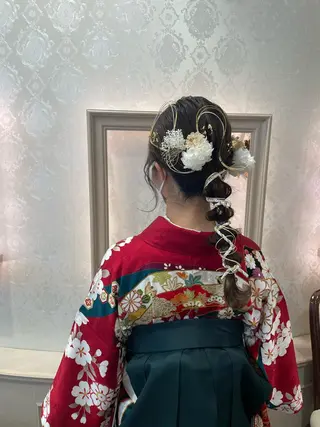 ヘアアレンジ 🍪ﾖｼｲﾊﾙﾈ🍪 ﾗﾍﾞﾝﾀﾞｰｶﾗｰのヘアスタイル