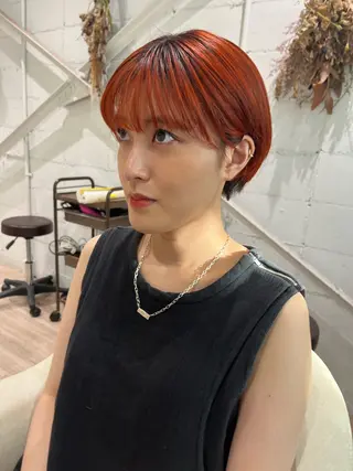 ショート ショート/ボブ 似合わせ/中原のヘアスタイル