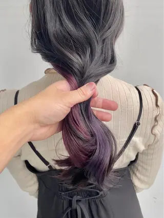 ロング カラー 💫小顔カット TAROのヘアスタイル