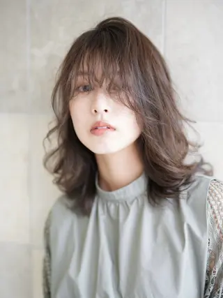 ミディアム 上野 蓮斗のヘアスタイル