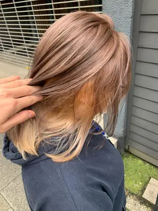 セミロング ✨髪質改善✖︎韓国 レイヤー✨ナカムラのヘアスタイル