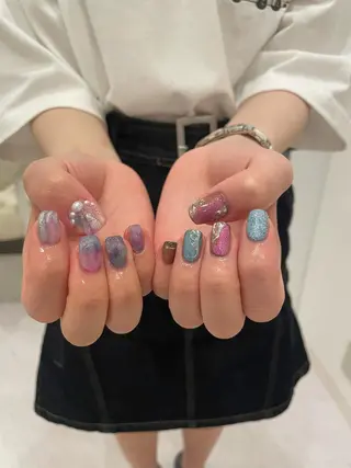 ネイル 束感まつ毛/ネイル/ LED♥KIRARAのマツエク・マツパデザイン