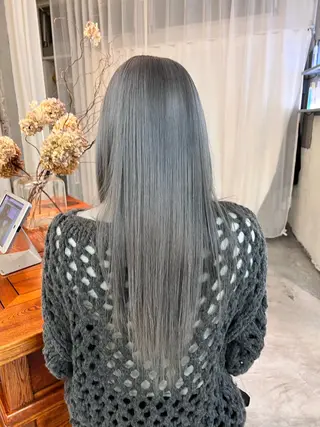 ロング カラー haco＋所属・圧倒的デザイン力 店長🎨RENAのヘアスタイル