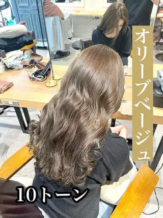 ロング カラー 艶髪カラー 渡辺岳也のヘアスタイル