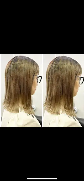 ミディアム カラー sand瀧川真平 /ショートヘア/ボブのヘアスタイル