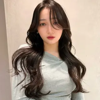 ロング カラー 髪質改善 ANFINI所属・ボブ・レイヤー 田中 励也のヘアスタイル