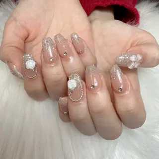 ネイル 🎀nana🫧 ワンホンネイル🎀のネイルデザイン