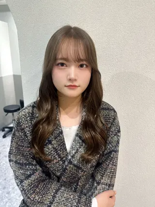 セミロング カラー 🪞個室サロン/韓国 艶髪/keito🪞のヘアスタイル