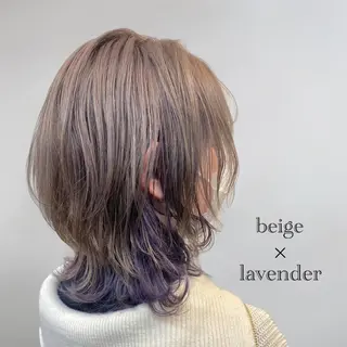 ミディアム カラー ヘアアレンジ 🌸MaNO aya🌸のヘアスタイル