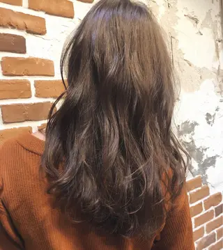 ロング カラー ✨色持ちの良い艶 カラー✨蟹江真世のヘアスタイル