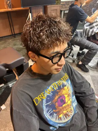 ショート パーマ growth天神所属・彌永 燈亜のヘアスタイル