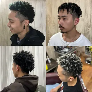 ショート パーマ メンズ キッズ LINOA鵠沼海岸所属・コーンロウ/ブレイズ 🪮✨SHOKOのヘアスタイル