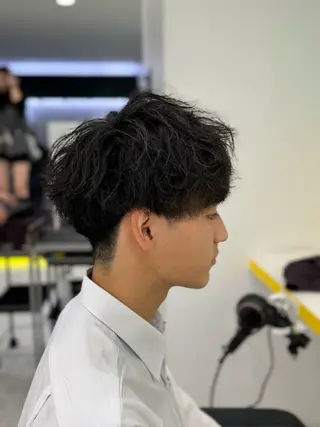 メンズ 横浜/顔まわり/ レイヤー🩶大和のヘアスタイル