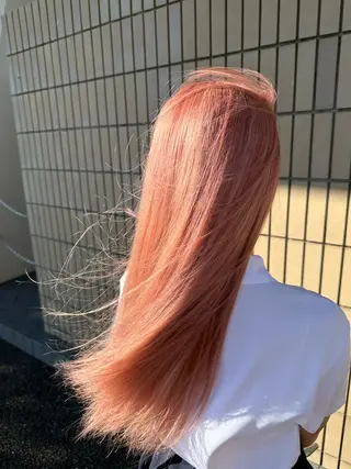 ロング カラー ブリーチ/艶カラー カノ🌼のヘアスタイル