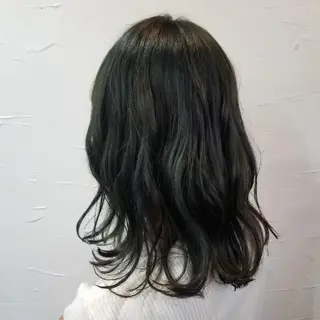 ミディアム カラー bathair  所属・bathair 持田侑祐のヘアスタイル