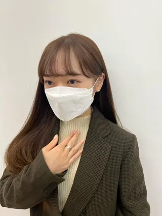 カラー kida nanaeのヘアスタイル