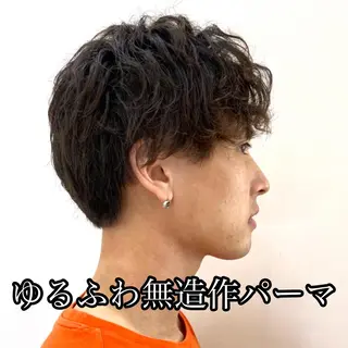 ショート パーマ メンズ 髪質改善専門店QOLU所属・✨髪質改善専門店✨ QOLU✨のヘアスタイル